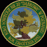 Logo Koła Łowieckiego nr 20 Dąbrowa w Poznaniu