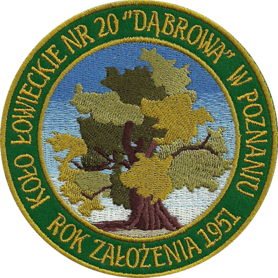 Logo Koła Łowieckiego nr 20 Dąbrowa w Poznaniu